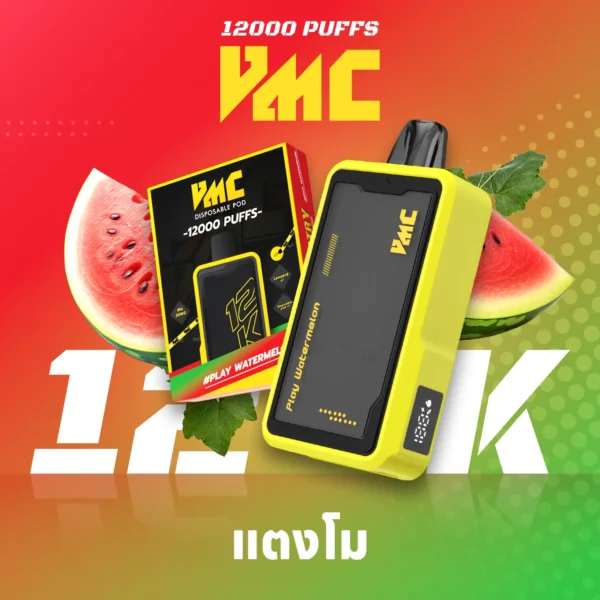 VMC 12000 Puffs กลิ่น Play Watermelon