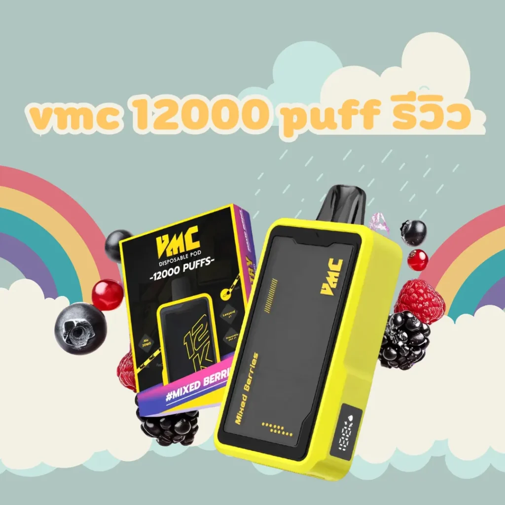 vmc 12000 puff รีวิว